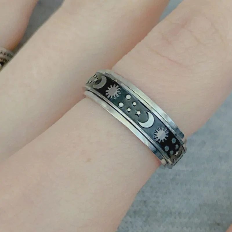 Anxiety Ring Figet Spinner Rings
