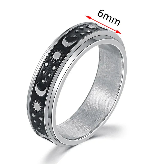 Anxiety Ring Figet Spinner Rings