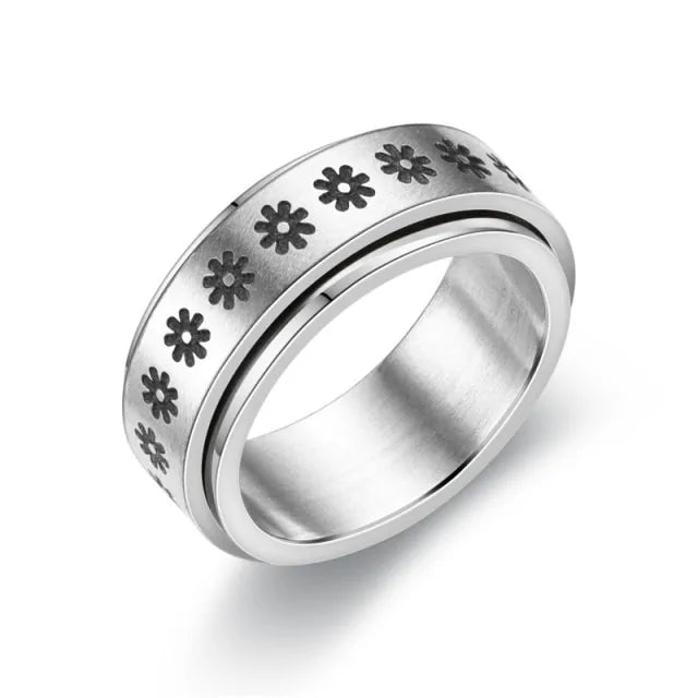 Anxiety Ring Figet Spinner Rings