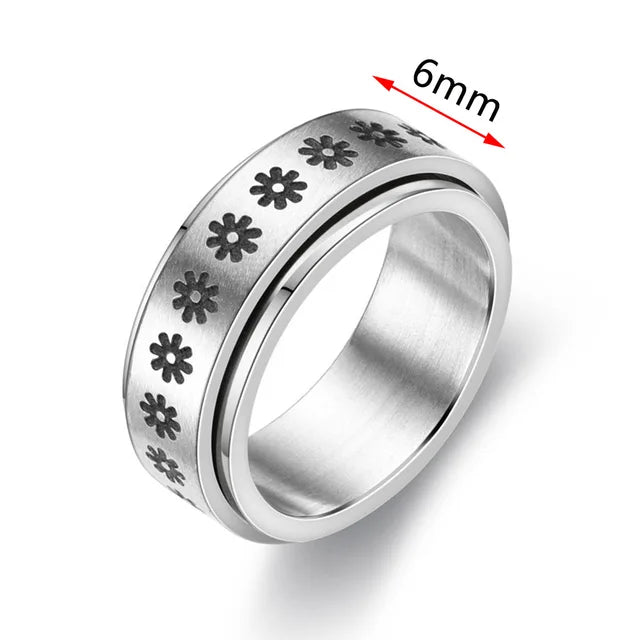 Anxiety Ring Figet Spinner Rings